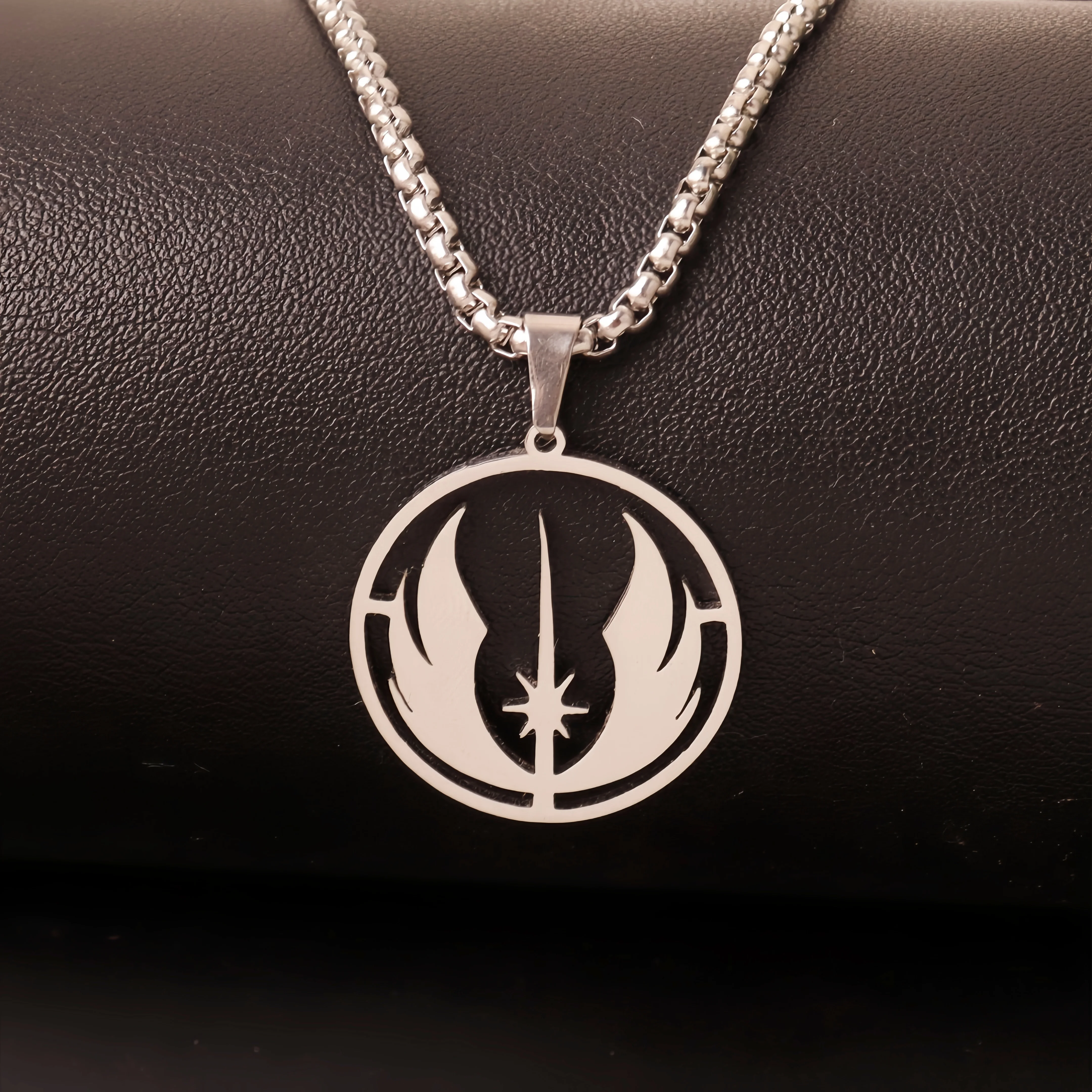 Звездные войны символ заказа Джедай кулон с логотипом цепочка готическое