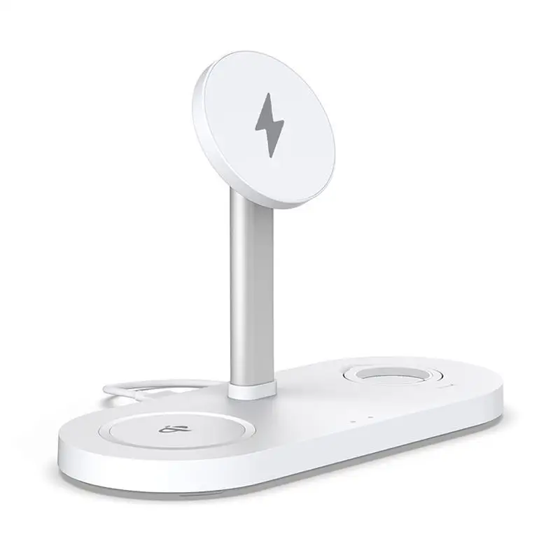 

3 In 1 Wireless Charging Station 15w Charger For Electric Products Suitable For IPhone 13/12/SE/11/XS/8 For Galaxy Phone Watch