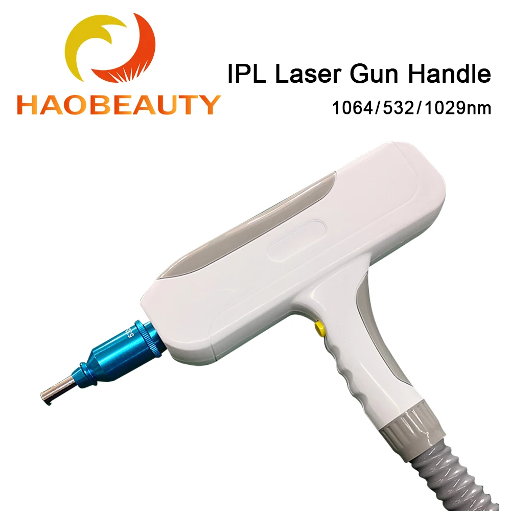 Online Q Switched Yag Laser Handvat Tattoo Verwijdering Handstuk 1064nm 532nm 1029nm Ipl E Licht Opt Ontharing Machine beauty Onderdeel
