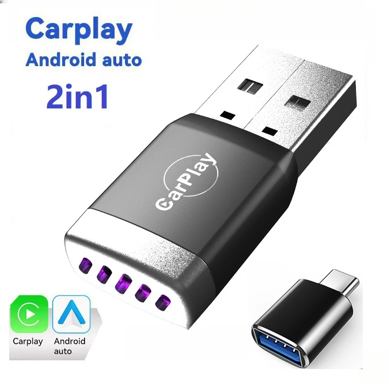 

Универсальный Беспроводной USB-адаптер CarPlay Android Auto Smart Mini Box Plug & Play Для VW, Toyota, Nissan, Honda, Ford, Benz