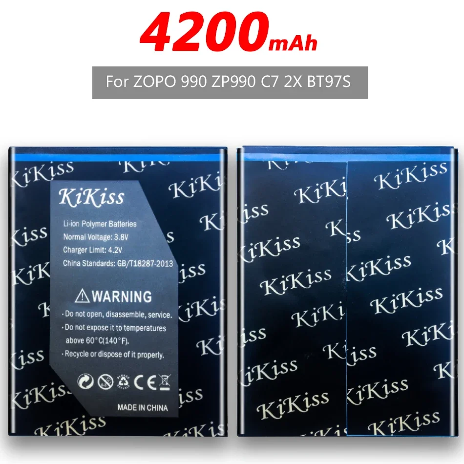 Для ZOPO 990 ZP990 C7 2X BT97S аккумулятор мобильного телефона длительный срок службы 4200 мАч