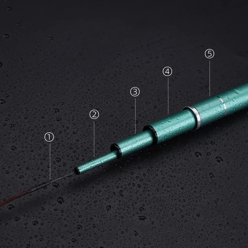 TAIGEK Высококачественная телескопическая удочка из углеродного волокна 3 6–6 м
