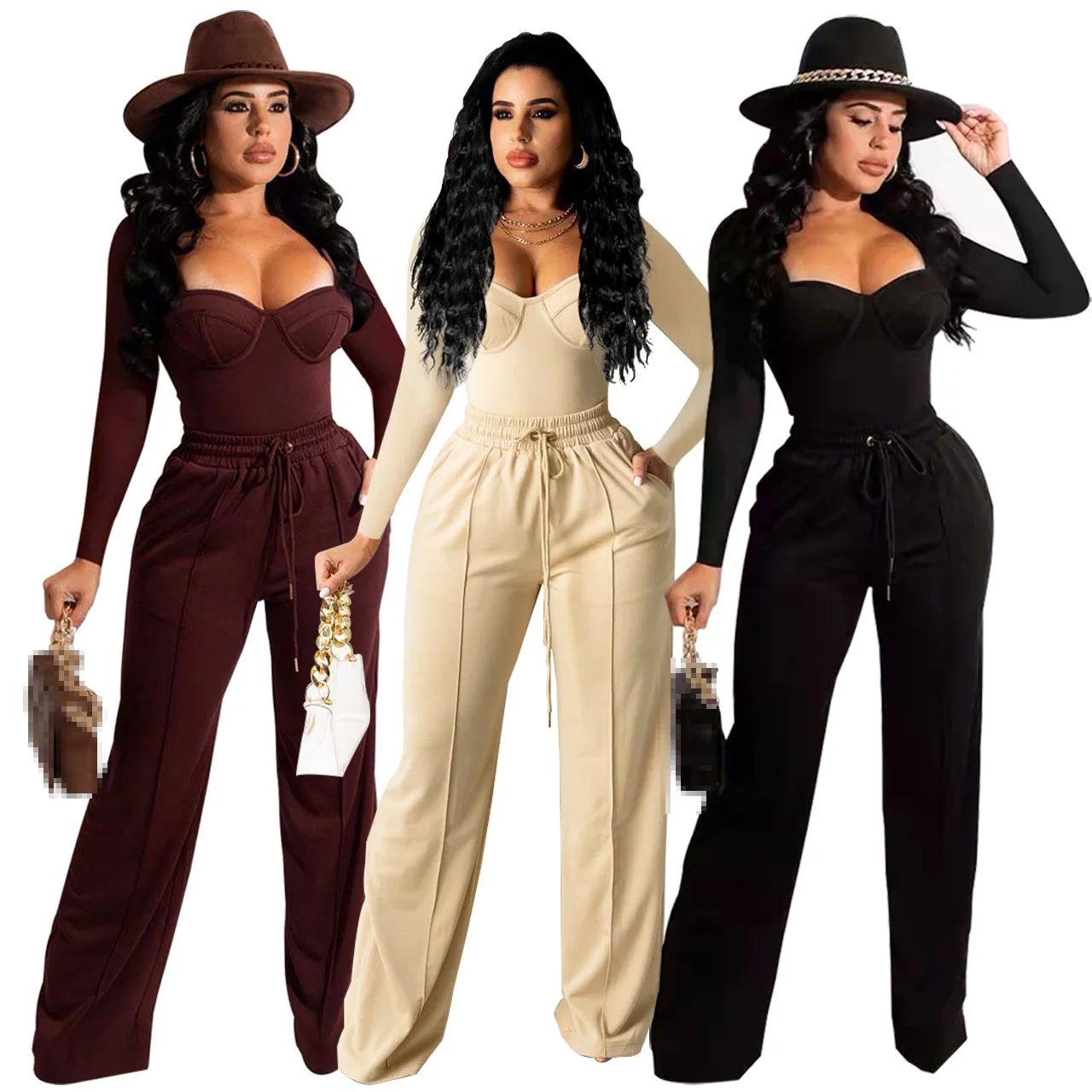 

sweatsuits for women two piece set 2 piece set women outfits clothes for female pants sets winter clothes wholesale items 2021