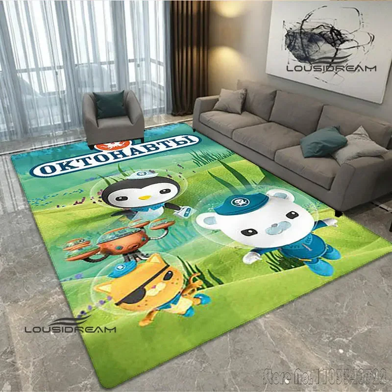 Ковер с мультяшным принтом Octonauts нескользящий ковер ковры 80x120 см декор для детей
