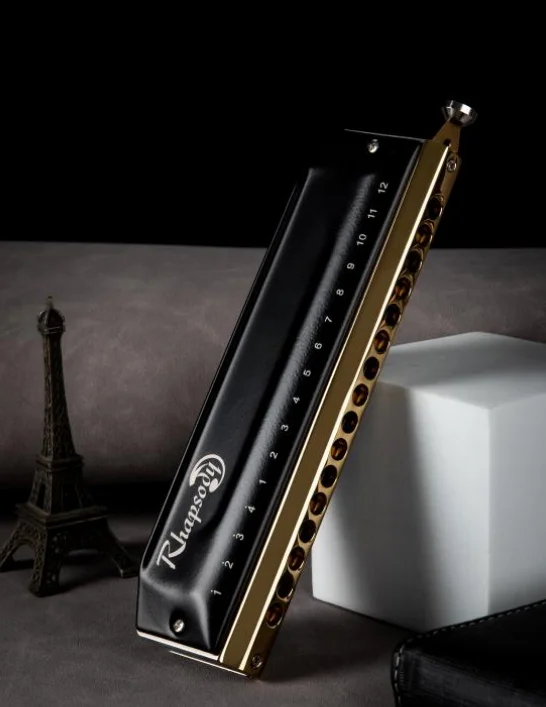 Новый хроматический ABS расческа гармоника East top Rhapsody 16 отверстий 64 тона ротовой