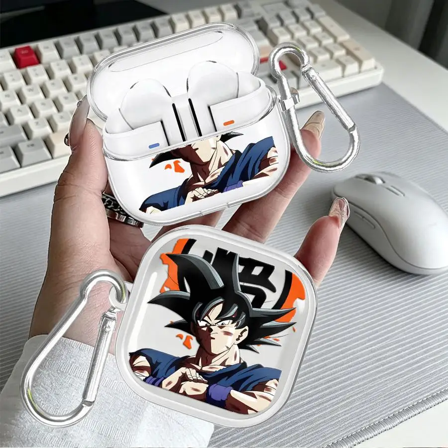 Фото Прозрачные чехлы для наушников с крючком для Redmi Galaxy Buds 6 Active, 8 Active, 8 Lite, 5, 7, 6 Pro, Hot DragonS, B-allS №1