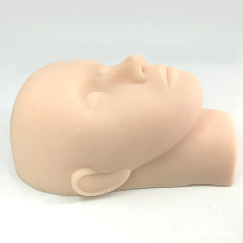 Модель головы манекена силиконовая модель мягкая многоразовая для эстетических