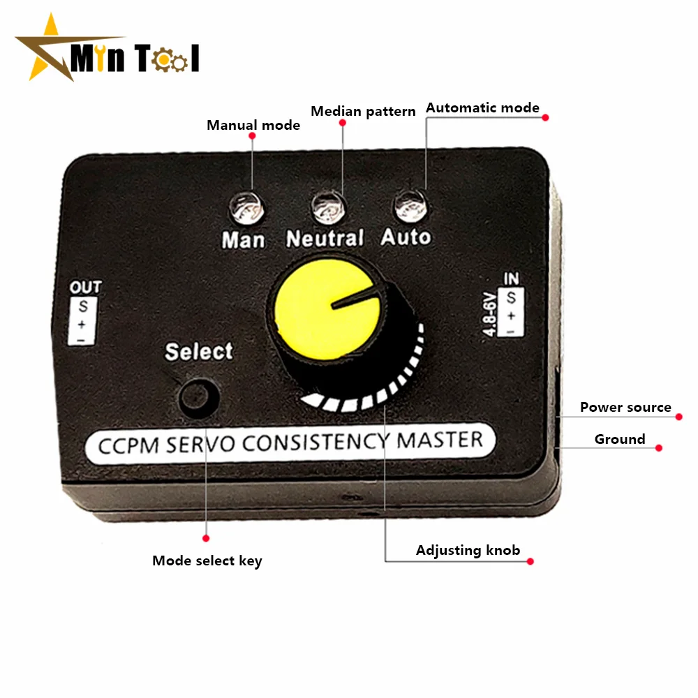 

Multi Servo Tester 3CH ECS Consistency Speed Controler Power Channels CCPM Master Checker RC Drone Parts Speed Motor Controller