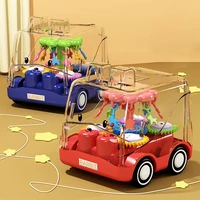 montessori baby inertia toy cars for 1 year old toddler birthday gift toy cartoon electric gear car for babies boy kids children