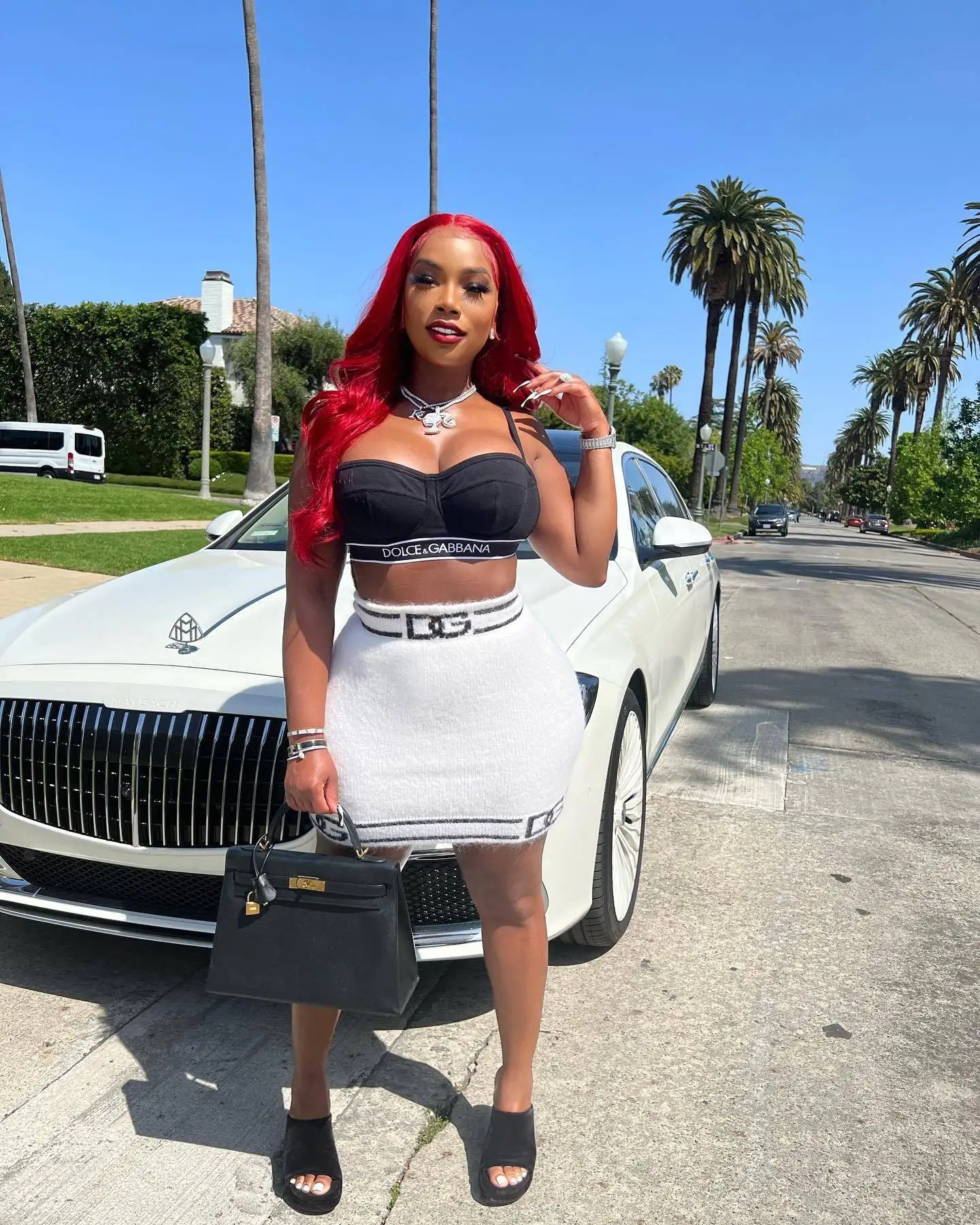 

Women's Tight Skirt Sexy Camisole Mao Mao Short Skirt Party Dinner Feather Bag Hip Skirt Suit