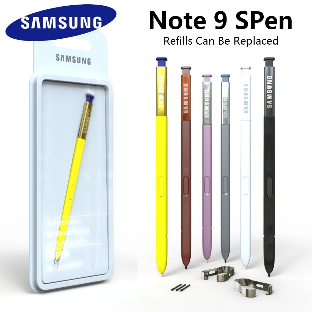 Najtaniej Nowy I Oryginalny Samsung Galaxy Note 9 Pisanie Pilota Bluetooth Z Logo N9600 Oficjalny Inteligentny Rysik Rysik Pojemnościowy