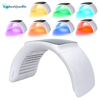 7 colors led therapy light mask pdt photon facial device skin r ejuvenation skin t ightening lamp spa anti aging remove wrinkle