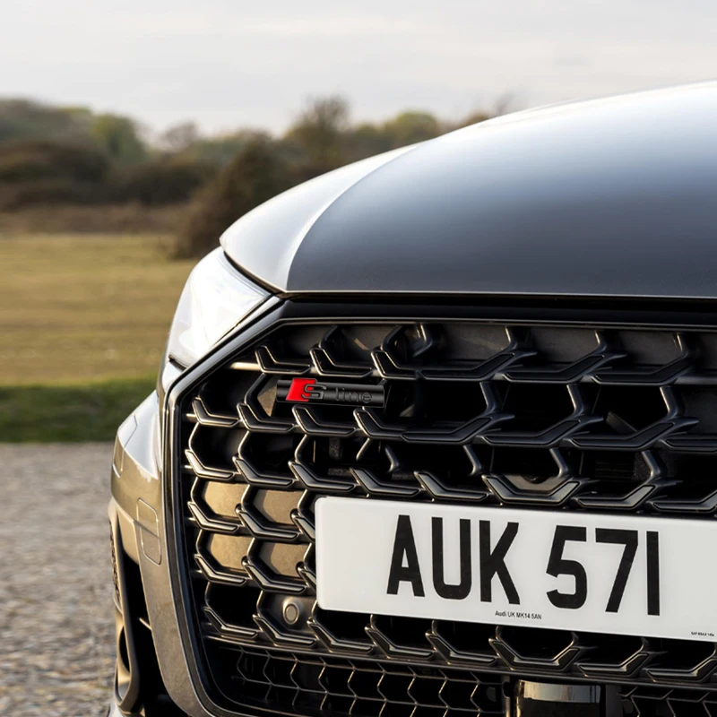 Эмблема передней решетки автомобиля для Audi A3 8L 8V 8P A4 B5 B6 B7 B8 A5 A6 C5 C6 C7 A7 A8