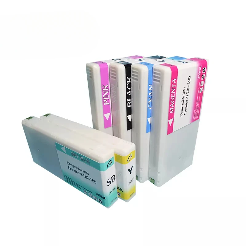 Для ZYJJ сменный картридж с красящей для 6-цветного фотопринтера Dx100