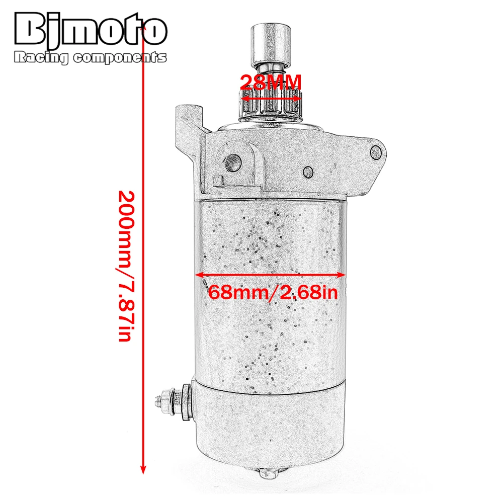 Стартер для Yamaha 60HP 70HP 70 60 TLR C60 (E)TLR P60 TLH 60F ET(D)OL E60H ELH M(H/W/D)L 70B ET(D/M)OL ETOL