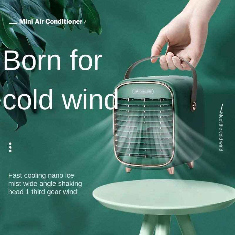 

New Desktop Air Cooler Mini Humidification Spray Fan Portable Home Small USB Air Conditioning Fan portable air conditioner