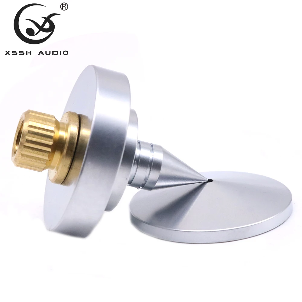 4pcs Spikes CD Stand Feet HIFI XSSH Audio Accessories Tripod Fever Special Speaker Shock Proof Magnetic Isolation Spike | Электроника