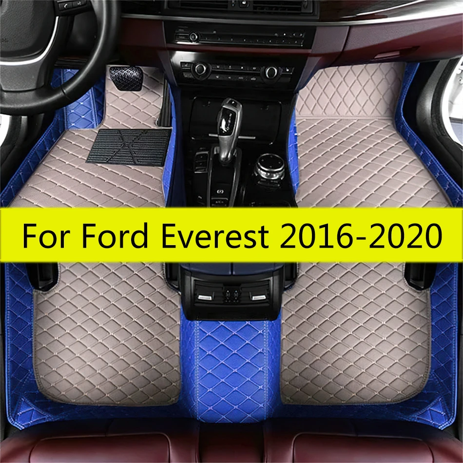 Ковры для Ford Everest 2020 2019 2018 2017 2016 автомобильные аксессуары кожаные коврики
