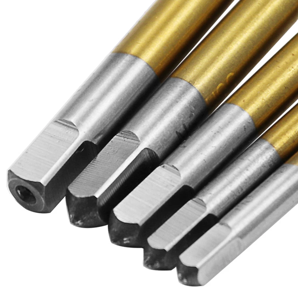 

5Pcs Metric HSS Spiral Flute Screw Threading Taps Drill Set Tools For Machine Metals M3-M8 Spiral Hand Tap Hand Tools