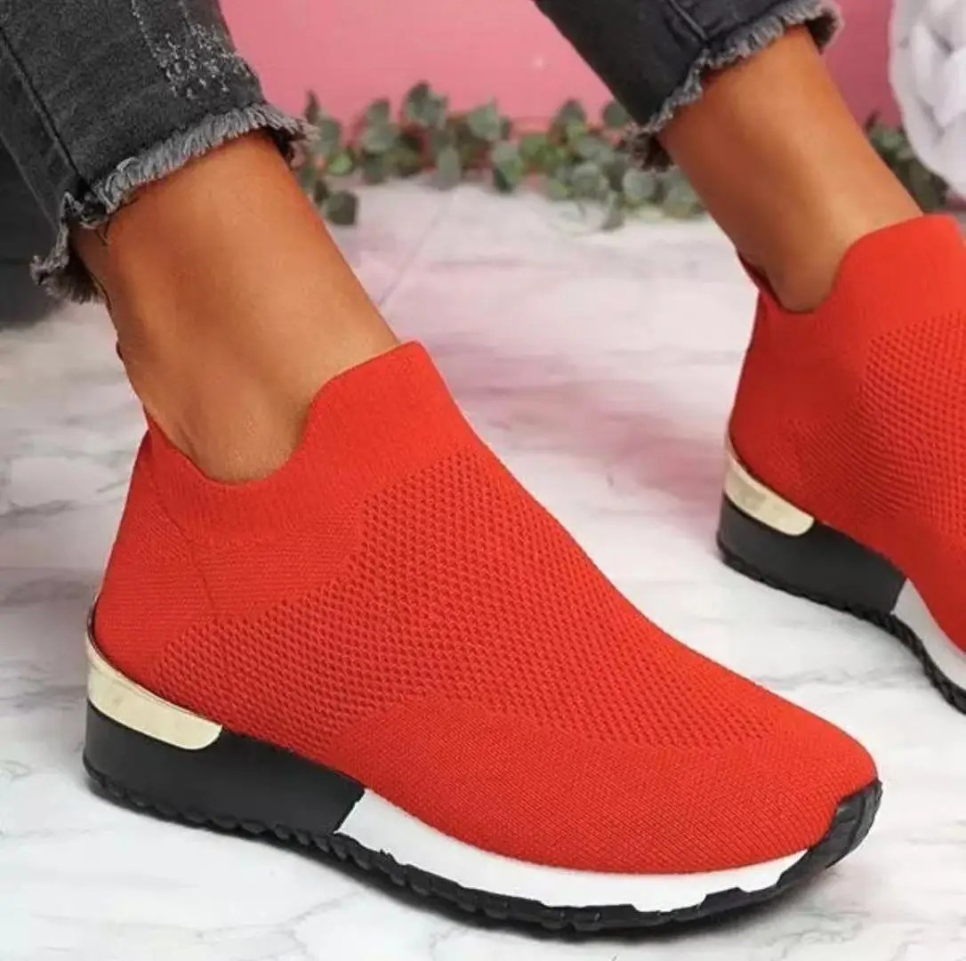 Women  Sneakers Spring Vulcanized Ladies Solid Color  Sport Shoes for Female Casual  2022 Fashion
