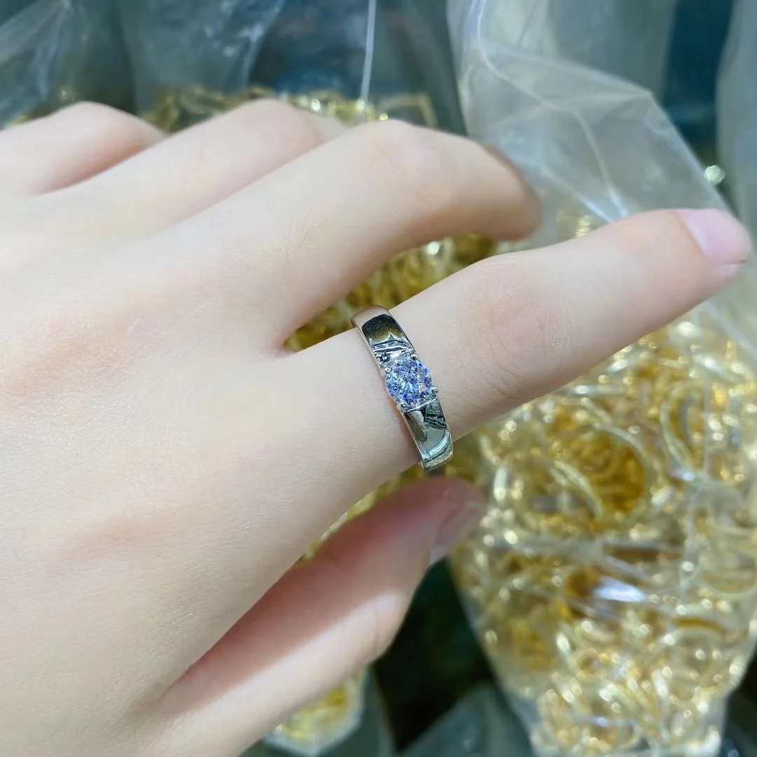 

Rings For Women 925 Silver Adjustable Wedding Engagement Zircon Vintage Ring Korean Fashion Jewelry 2022 Jewelry Accessories