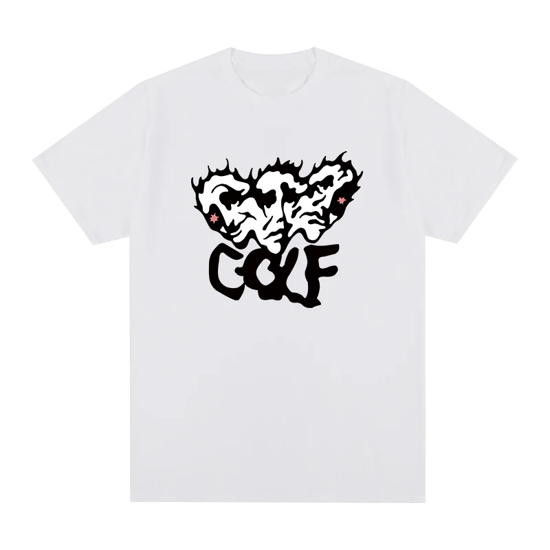 

golf wang face T-shirt Tyler The Creator skate Cotton Men T shirt New TEE TSHIRT Womens Tops