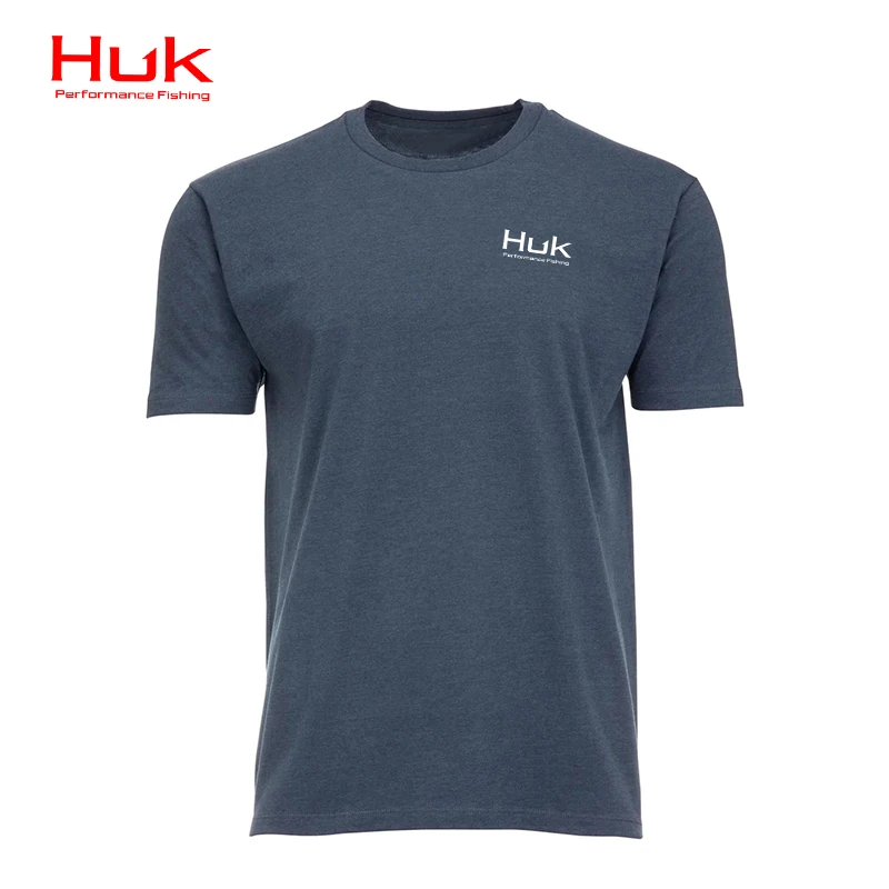 

2023 New HUK men's fishing clothing summer short-sleeved T-shirt outdoor sports UV protection fishing clothing traje de pesca