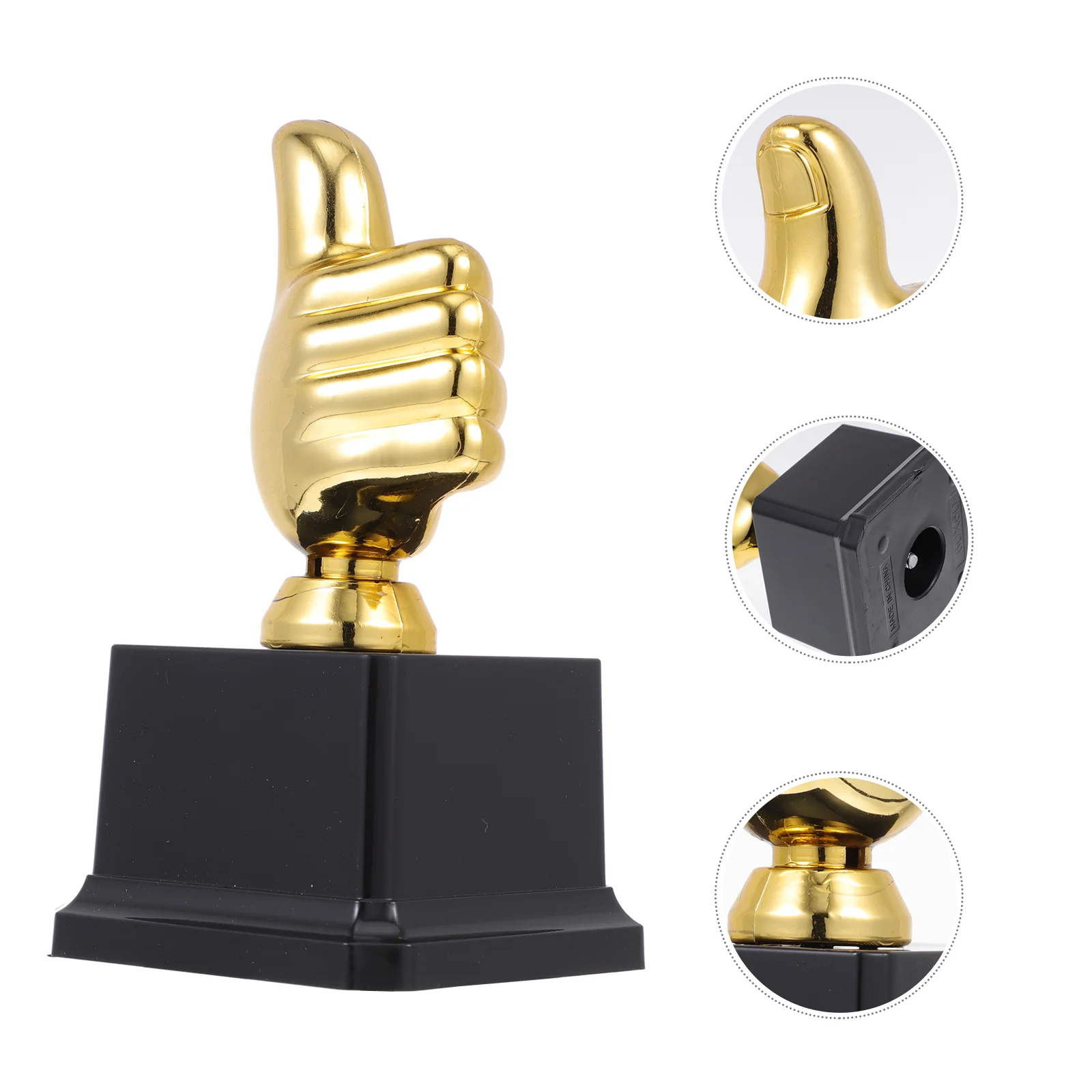 

Children's Trophy Home Desktop Decor Artificial Thumb Model Encouragement Kids Reward Toy Creative Soccer
