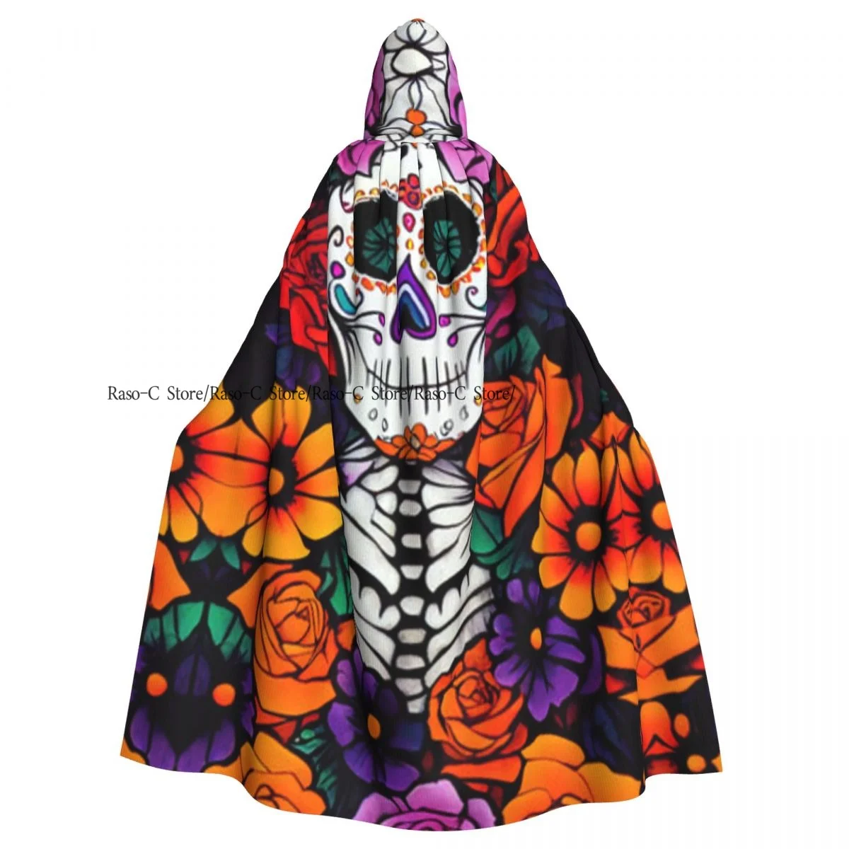 Двусторонняя накидка-накидка унисекс с капюшоном для взрослых вампиров плащ