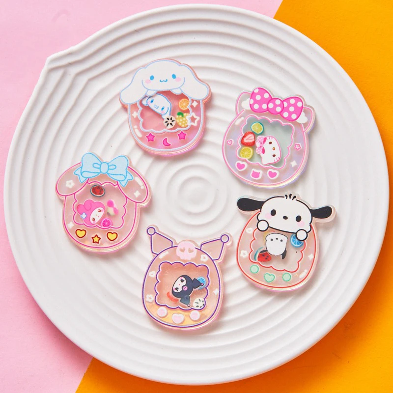 

Pachacco Kawaii аксессуары Аниме Cinnamoroll Kuromi мультфильм Sanrio Haircard чехол для телефона Diy Материал Пакет сладкий подарок на день рождения