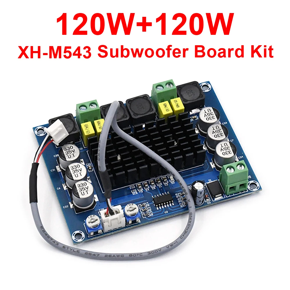 DC12-26V 120Wx2 TPA3116D2 двухканальный цифровой мощный стерео аудио усилитель плата