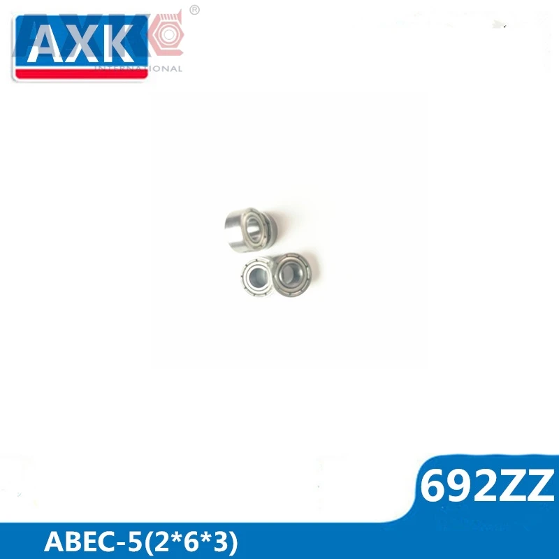 

AXK 692ZZ Bearing ABEC-5 10PCS 2x6x3 mm Miniature 692 ZZ Ball Bearings 619/2ZZ