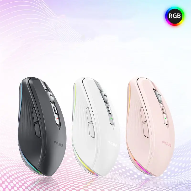 

Мышь F M303 Двухрежимная аккумуляторная, 2,4-5,1 DPI, bluetooth 700, 800 мА · ч