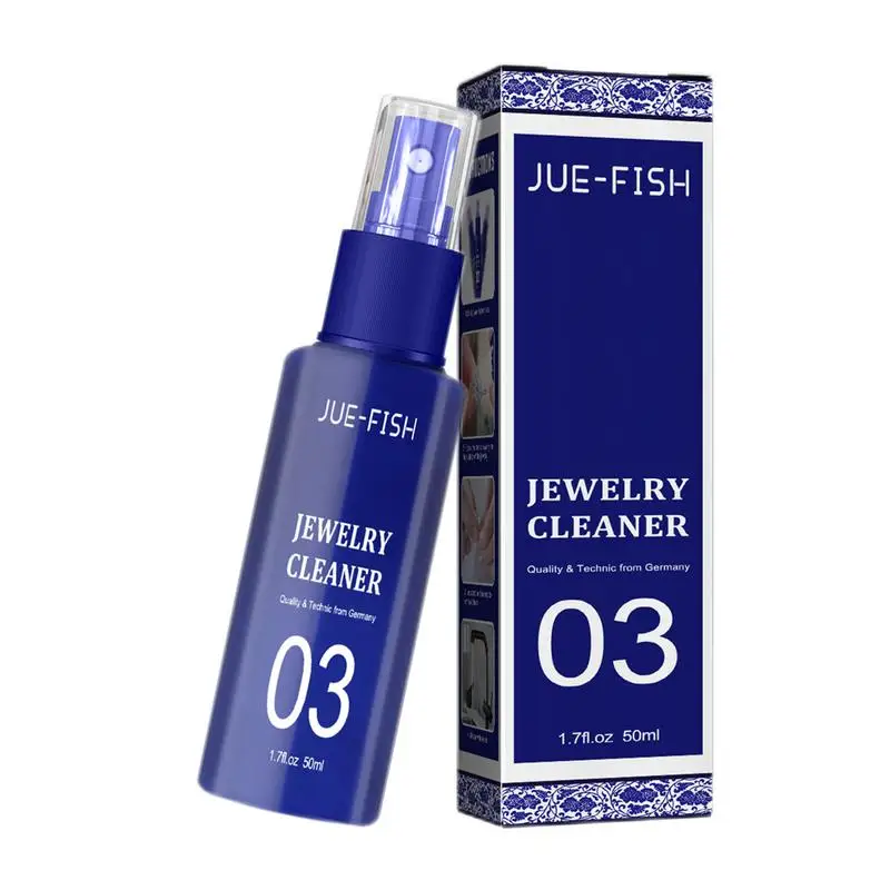 

Jewelry Spray Diamond Cleaner Spray With Safe Formula 50ml Jewelry Concentrate Ensure Skin & Jewelry Safety Deep Cleaning Keep