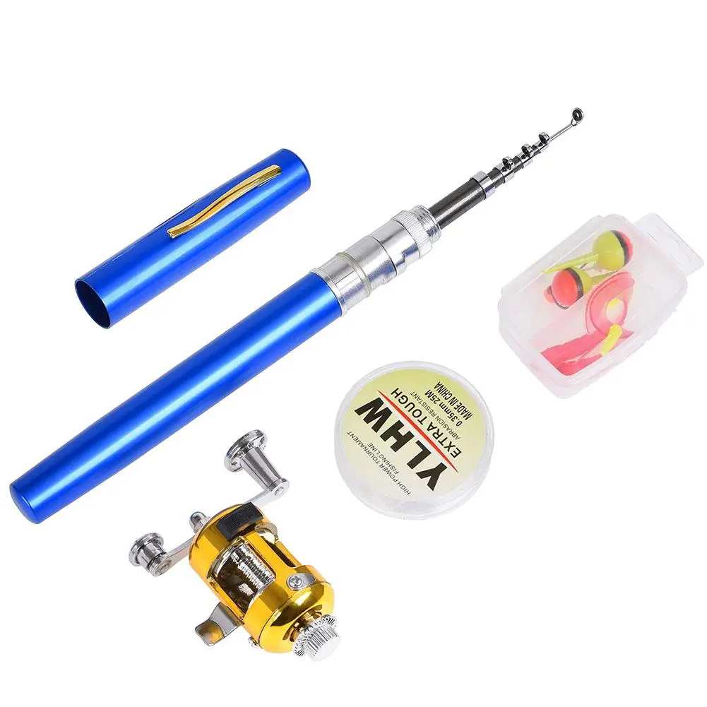 

Outdoor Portable Mini Pen Fishing Rod Telescopic Pocket Pen Fishing Rod Mini Fishing Pole Fishing Accessory For Fishing Gear Set