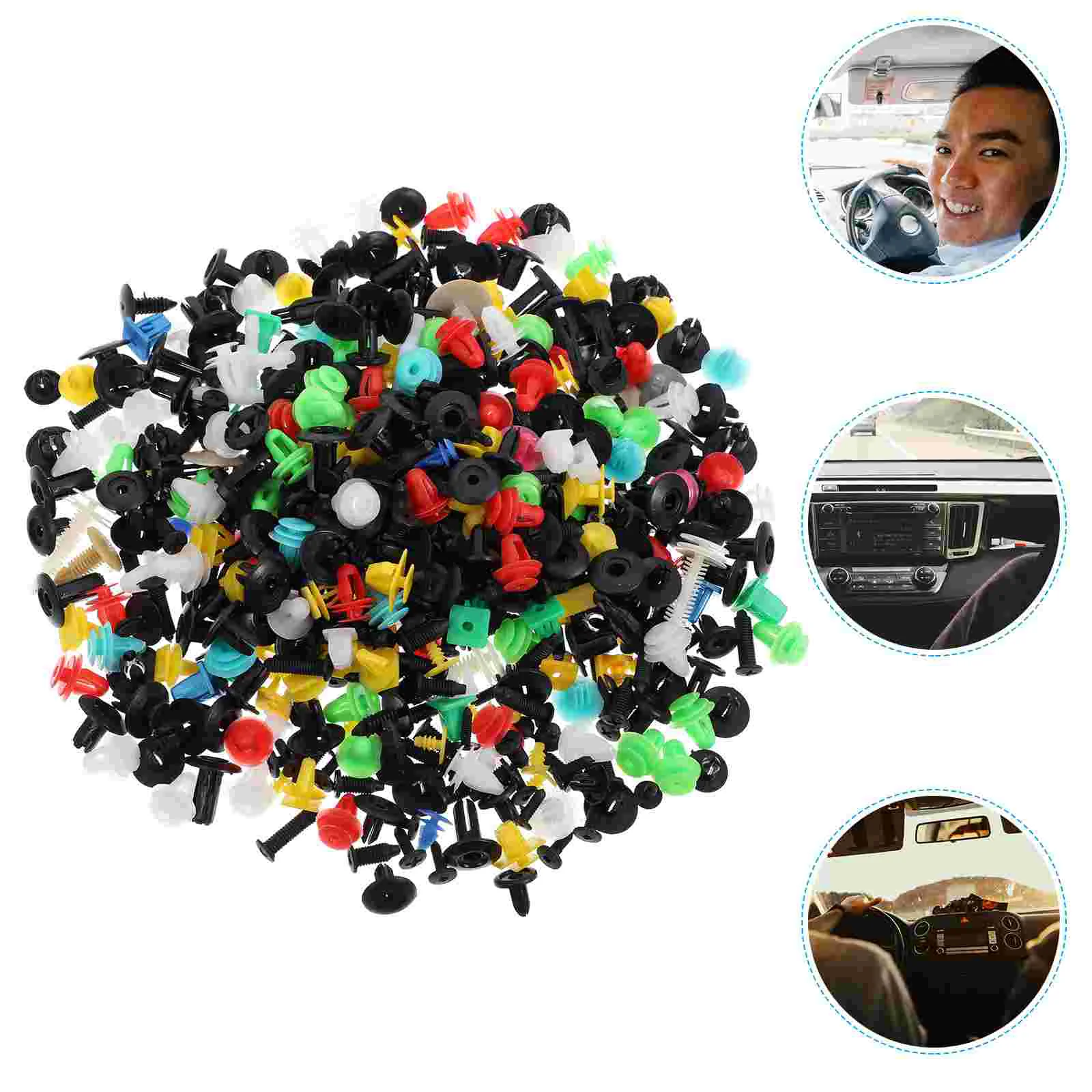 

1000pcs Bumper Clips Universal Car Retainer Clips Assorted Car Door Panel Clips