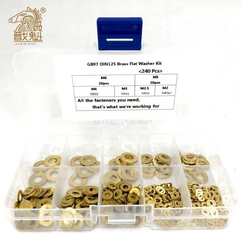 

240 шт./компл. GB97 DIN125 ISO7089 M2, 5 M3 M4 M5 M6 мезонная накладка, воротник из листового металла, латунная плоская шайба, плоская прокладка, чистый комплект