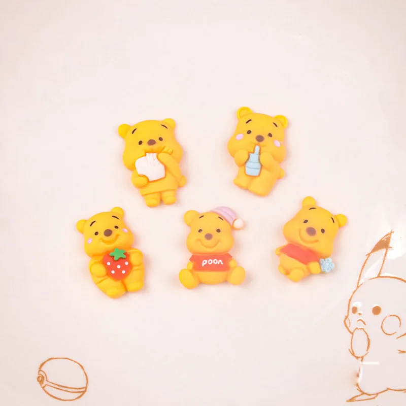 

Бесплатная доставка 100 шт./лот новые милые полимерные мини Мультяшные с плоской задней стороной резиновые DIY свадебные заколки аксессуары д...