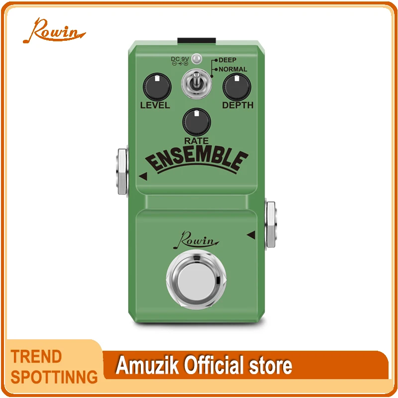 Rowin Green True Bypass Super Mini Classic аналоговая педаль для хора гитары с высококачественным
