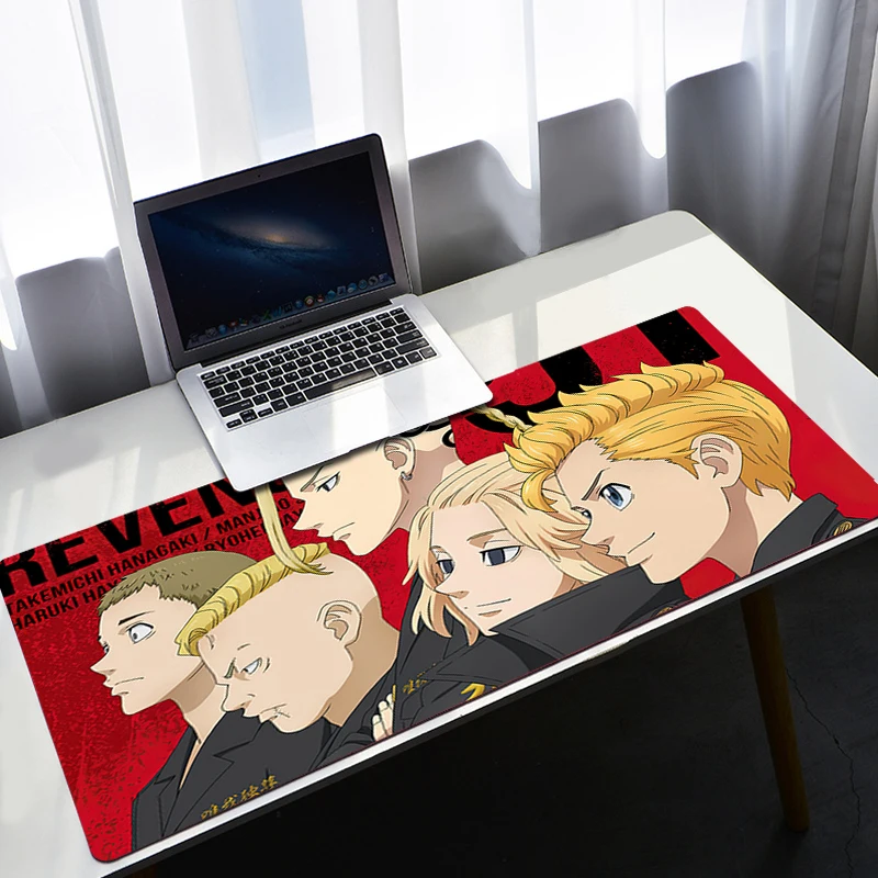 

Anime Mouse Pad Tokyo Revengers Gamer Keyboard Computer Mousepad Desk Accessories Gaming Laptops Cabinet Pc Mat Mause Carpet
