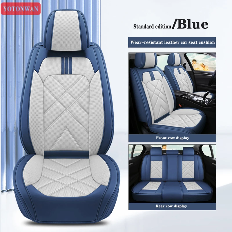 YOTONWAN Universal Car Seat Covers Full Coverage For Nissan Note Murano March Teana Tiida Almera Available Accessories Protector