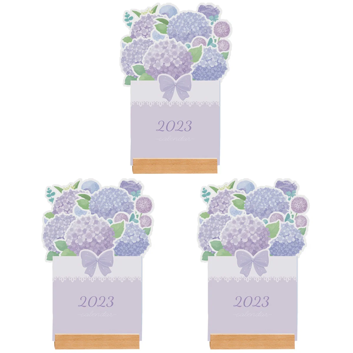 

3 шт. Практичный Настольный календарь декоративный бумажный календарь 2023 цветочный календарь бумажный календарь