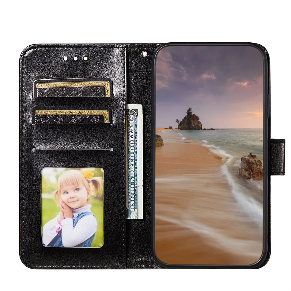 flip phone case for xiaomi mi a2 lite poco x3 redmi 9a 9c note 11 10 9 8 6 7 pro 11s 9s 8t wallet card pocket leather cover p13d free global shipping