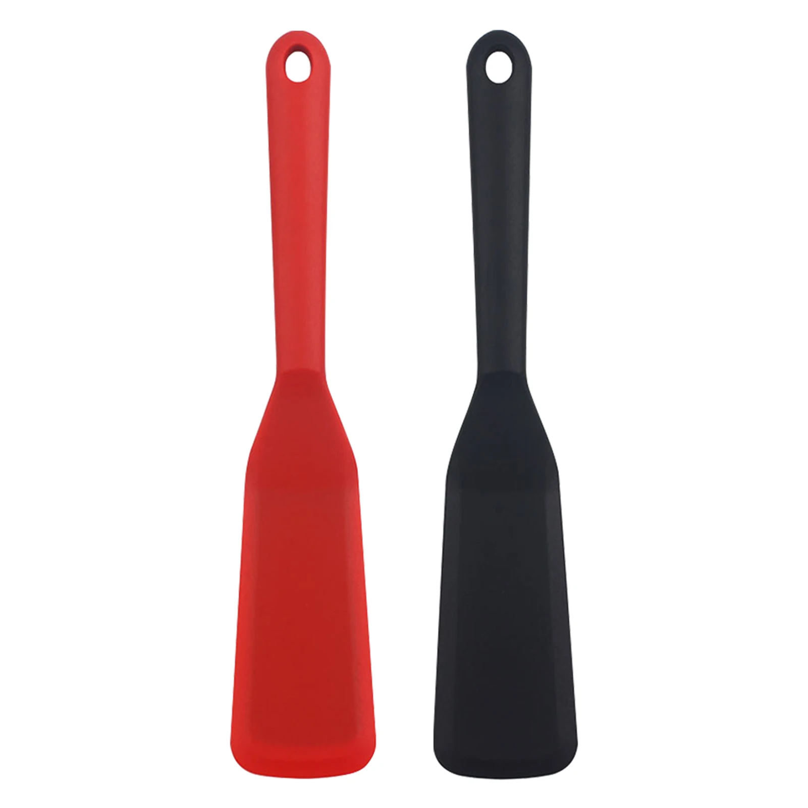 

2pcs Pizza For Cooking Turner Omelet Easy Clean Restaurant Kitchen Utensil Heat Resistant Silicone Spatula Non Stick Baking