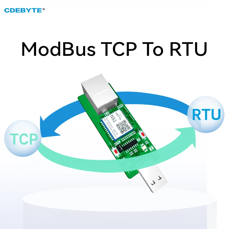 CDEBYTE NS1-TB Test Board ModBus Gateway TCP to RTU Transparent Transmission UDP HTTP MQTT Professional Shield DNS Low Power MCU