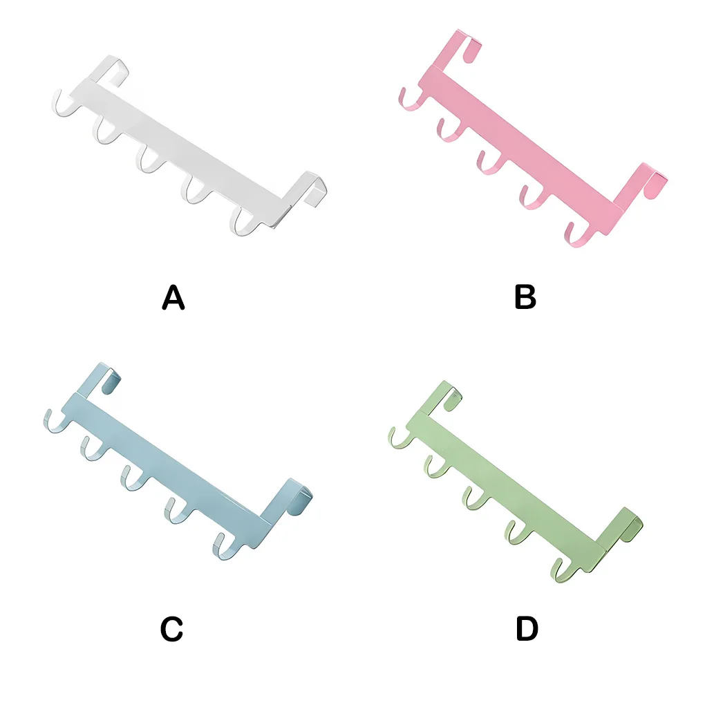

Punch-free Wall-mounted Hook Coat Clothes Hanging Hooks Key Practical Hanger Home Hotel Kitchen Bathroom Washroom