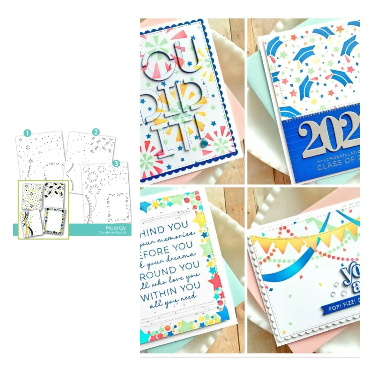 

Horrays Create in Quads Stencil For Diy Scrapbooking Crafts Maker Photo Album Template Handmade Decoration Gift 2021 New Arrival