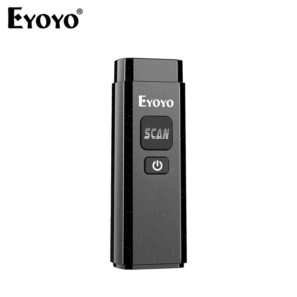 

Eyoyo Heavy Duty Industrial 1D Mini Wireless Bluetooth Barcode Scanner Metal Housing Drop Resistance Portable Bar Codes Reader