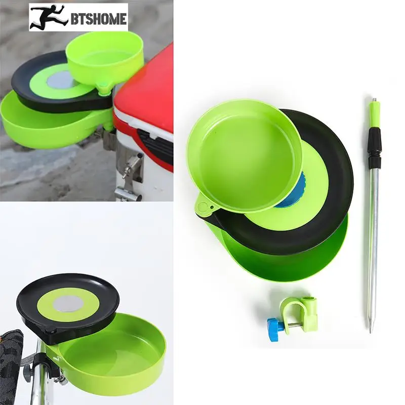 

Hand Fishing Tray Tool Storage Box 3 Layers Pull Bait Tray Fishing Chair Tool