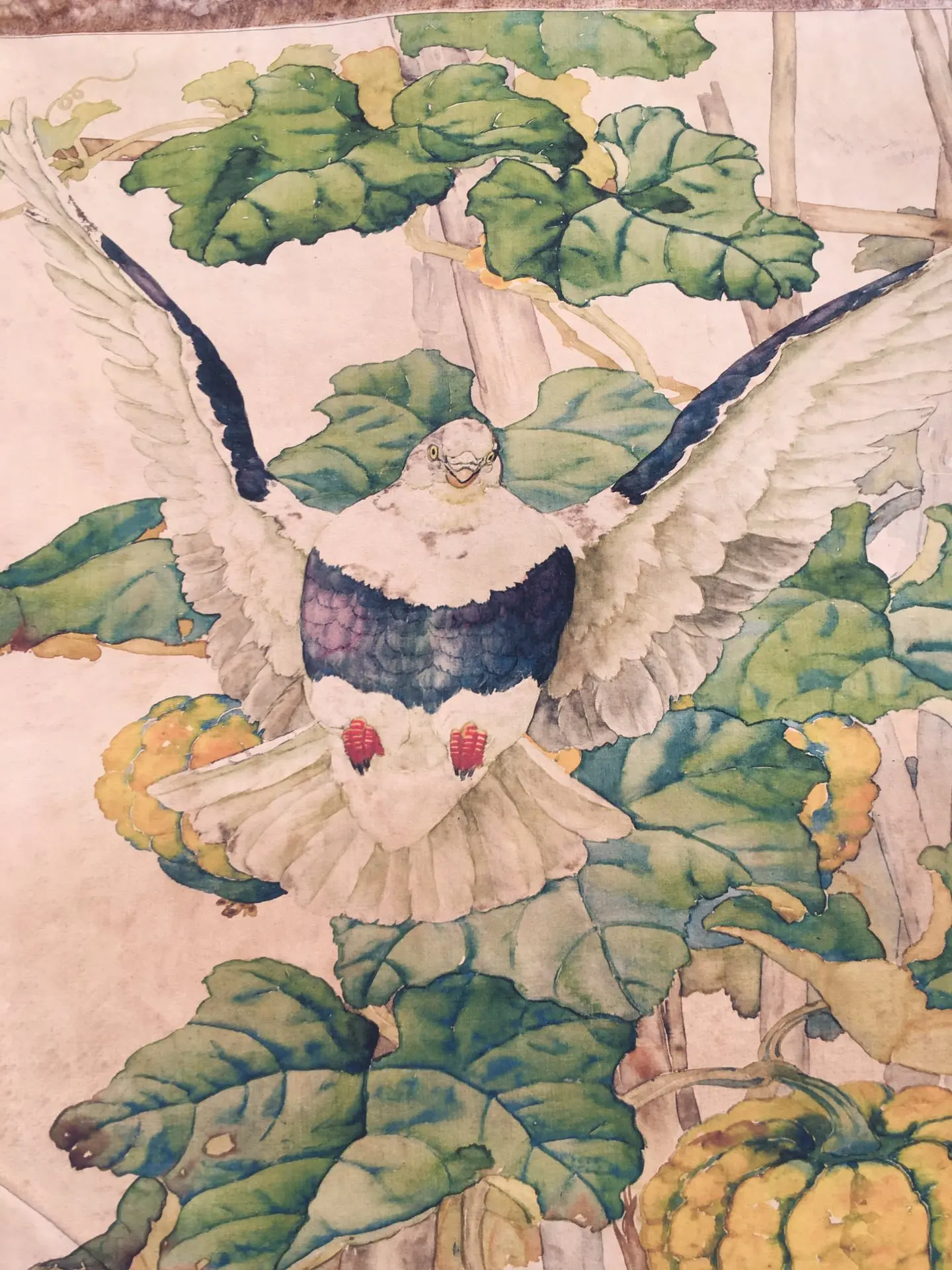 Картина Лю Курил цветы и птицы